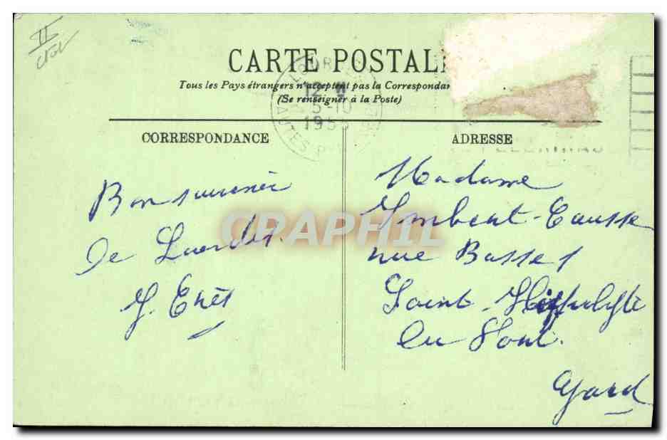 CPA Chien Chiens des Pyrenees  — Verso