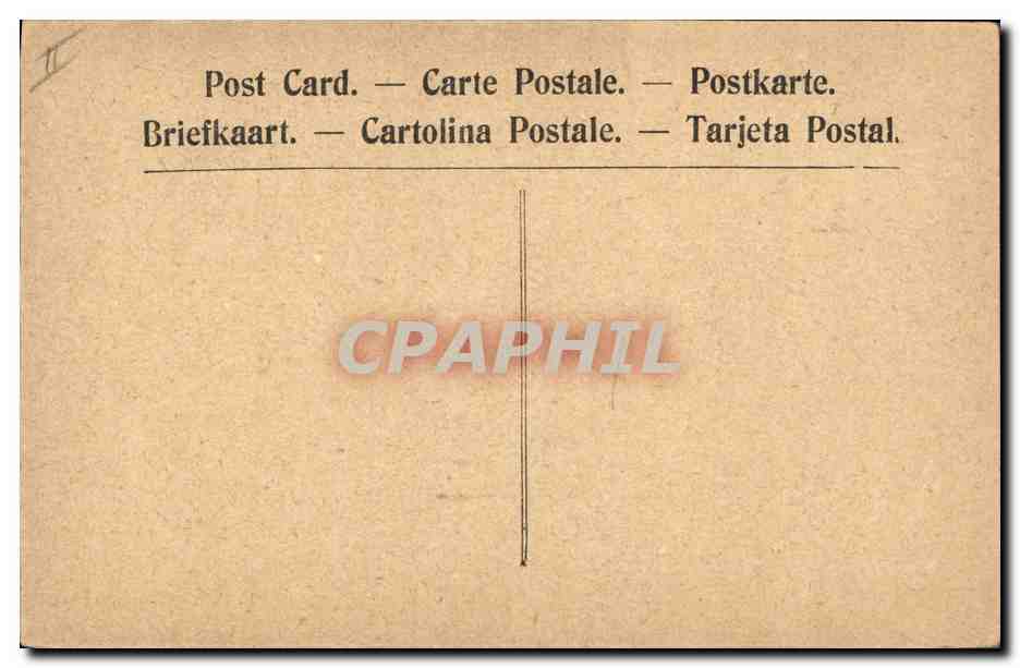 CPA Militaria Le General Franchet d'Esperey Commandant en chef des Armees Allies en Orient — Verso