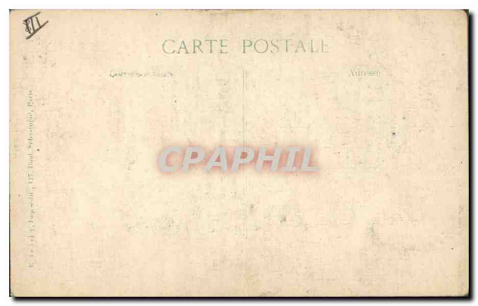 CPA Militaria General de Castelnau promu Grand officier de la legion d'honneur — Verso