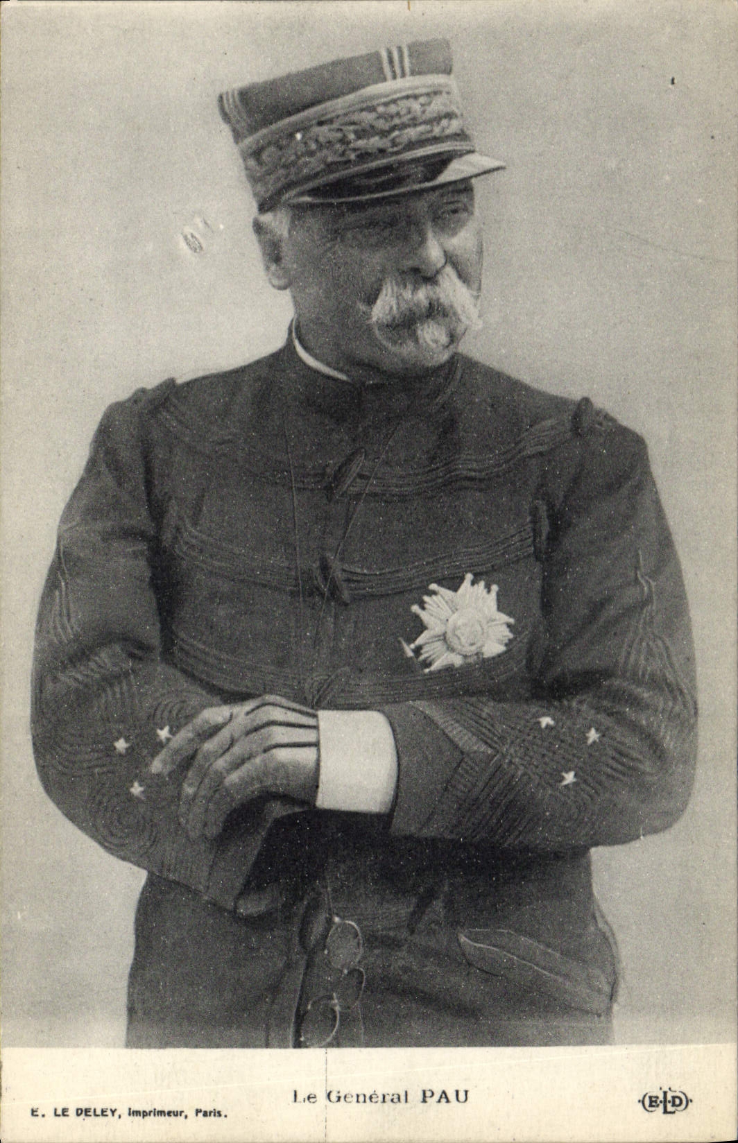 Le Général Pau — portrait militaire — E. Le Deley, imprimeur, Paris