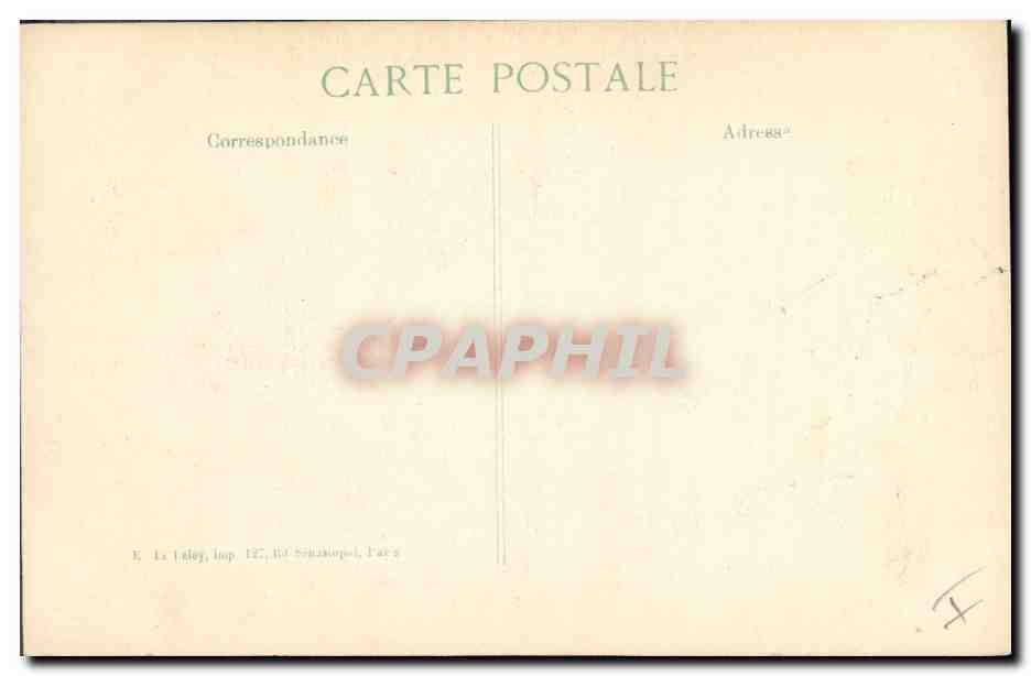 CPA Militaria M Poincare President de la Republique sur le front des troupes observant la bataille — Verso