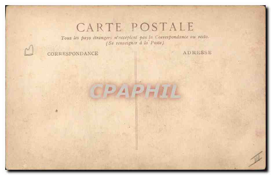 CPA Militaria Amiral Boue de Lapeyrere — Verso