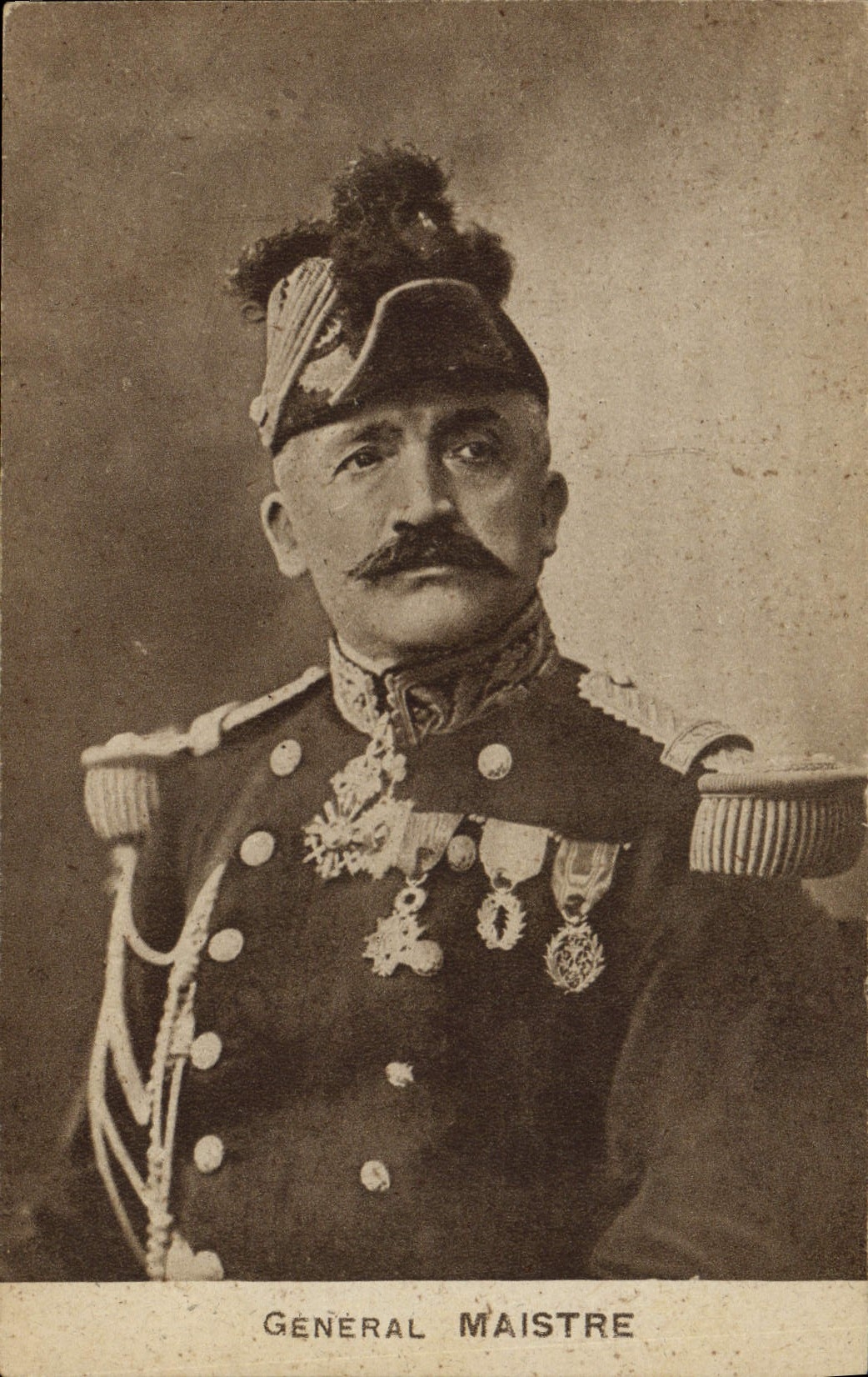 Général Maistre — portrait militaire — Cliché Manuzé, Paris