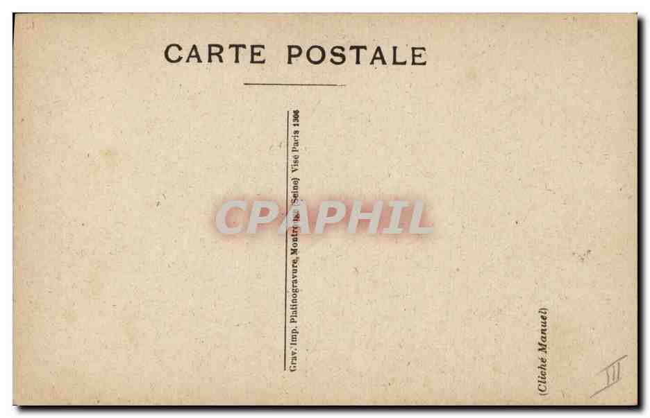 Général Maistre — portrait militaire — Cliché Manuzé, Paris — Verso