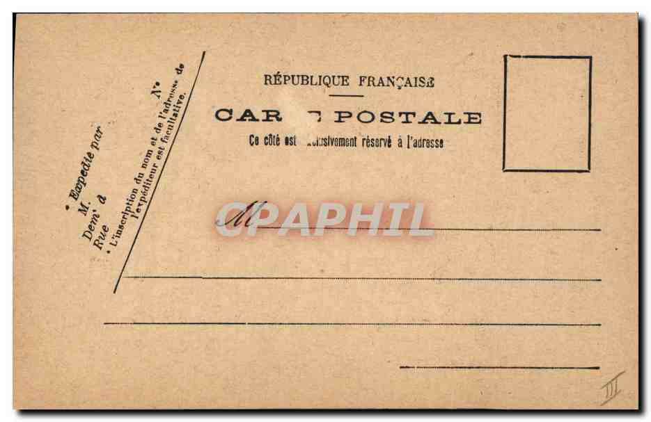 CPA Militaria General Oudri Decharme De Lacroix Blancq — Verso
