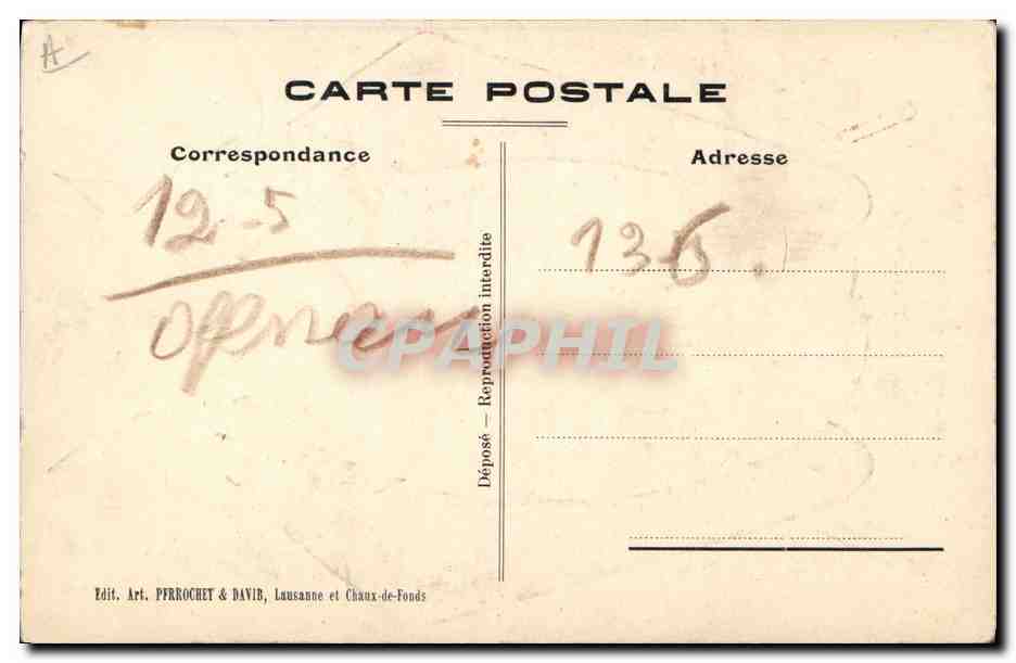 CPA Militaria Lord Kitchener Ministre de la Guerre — Verso