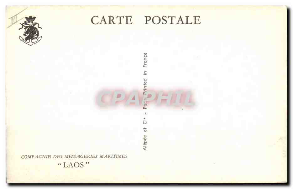 Cruiser et voilier — mer agitée — dessin de Roy Chesfeld — Verso
