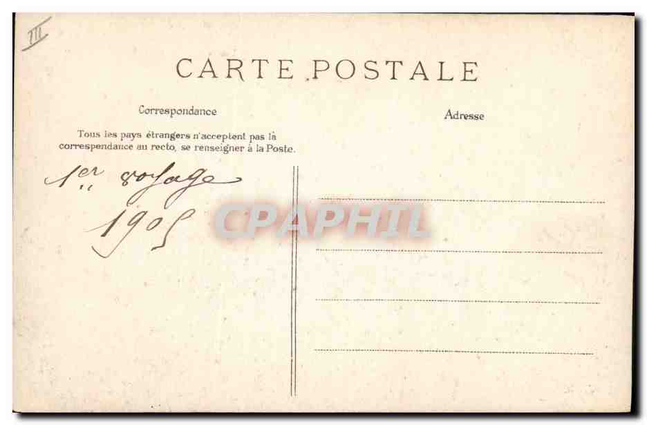 Le Havre — Transatlántico "La Lorraine" — J. M. n°201 — Reverso