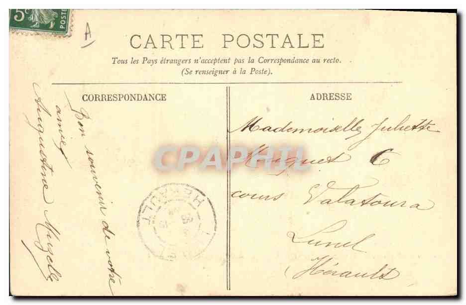 Conversatiezaal — Compagnie Transatlantique — n°69 — uitgever Dela Braine — Achterkant