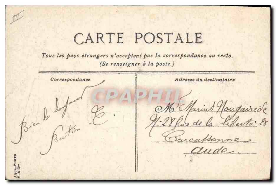 CPA Bateau Paquebot Le Kleber  — Verso