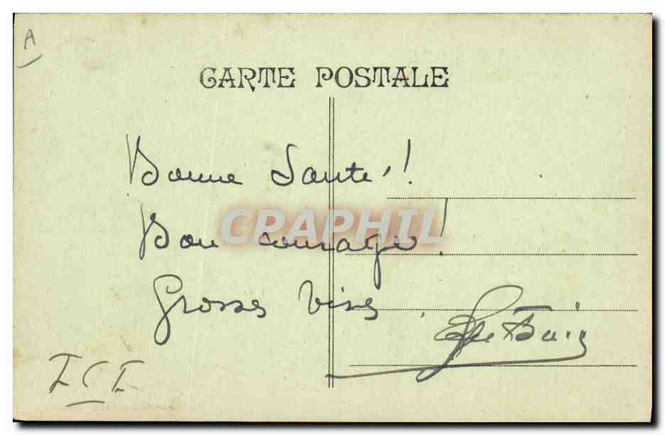 S.S. LOTUS — Compagnie des Messageries Maritimes — editada por Ghimaudo & Cie, Marsella — Reverso