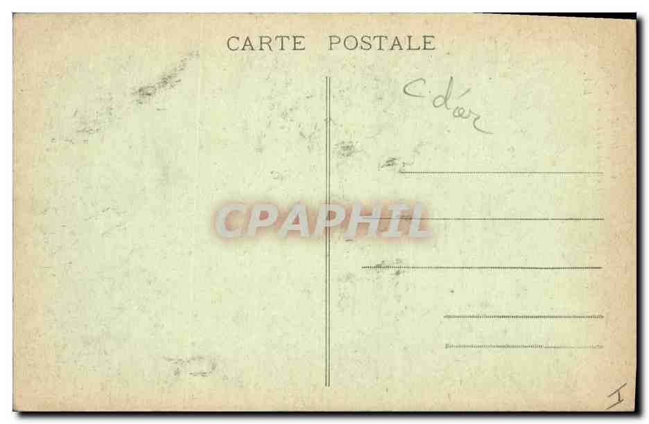 CPA Cloche Dijon Jacquemart Horloge de l'eglise Notre Dame — Rückseite