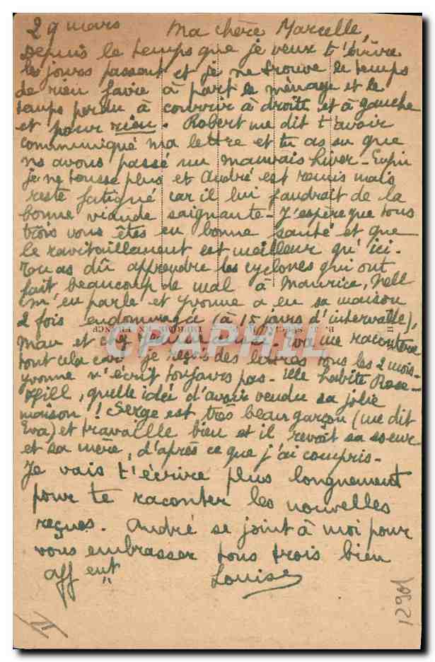 CPA Cloche Enfants Anges — Rückseite