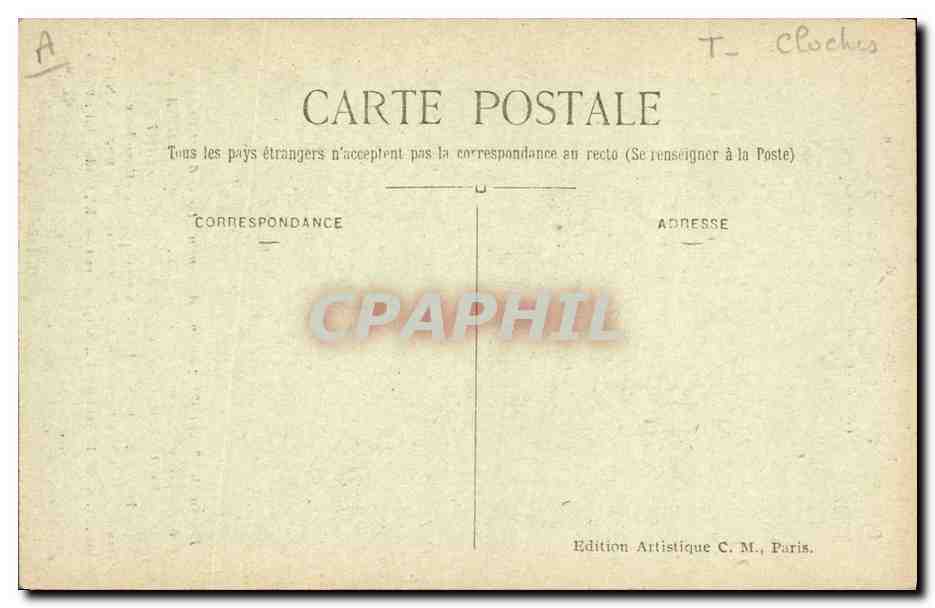 CPA Cloche la Savoyarde de Montmartre Francoise Marguerite Paris Sacre Coeur — Rückseite