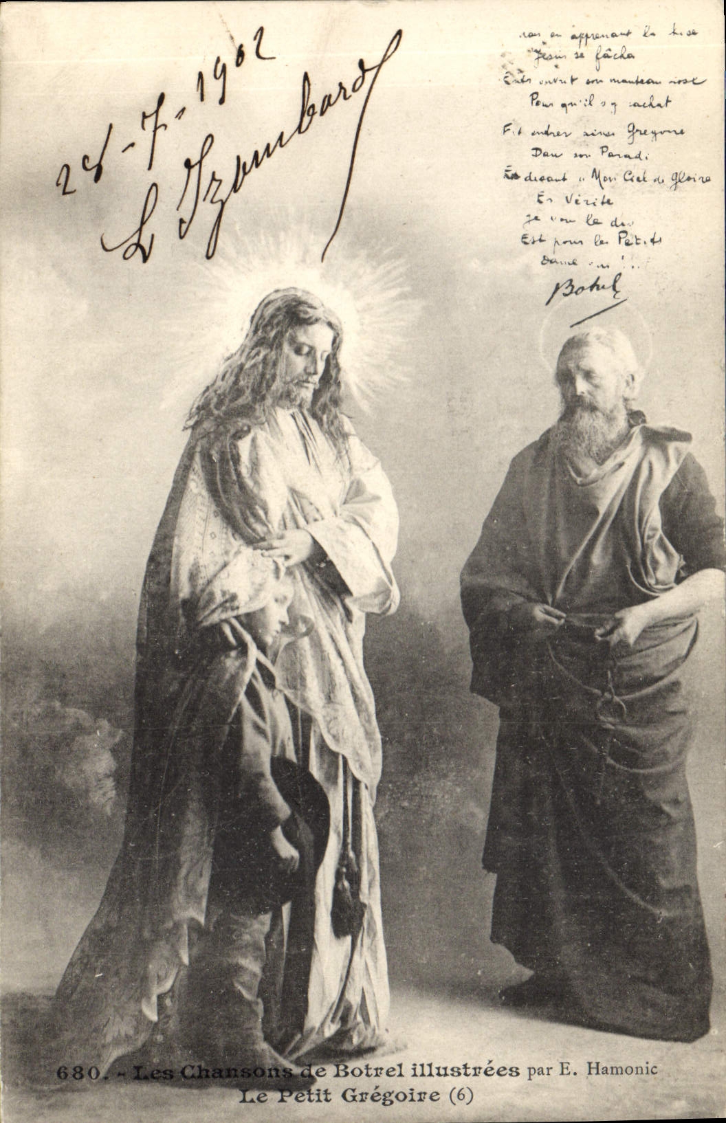 CPA Folklore Les chansons de Botrel Le Petit Gregoire 