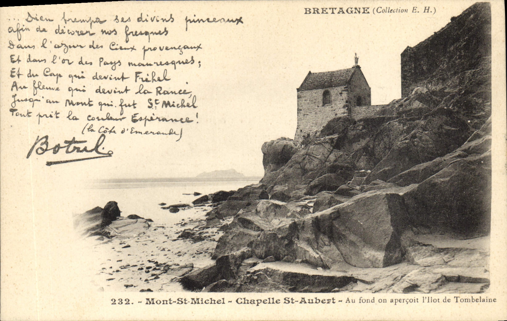 Mont-Saint-Michel - Chapelle Saint-Aubert — Bretagne (Collection E.H.)