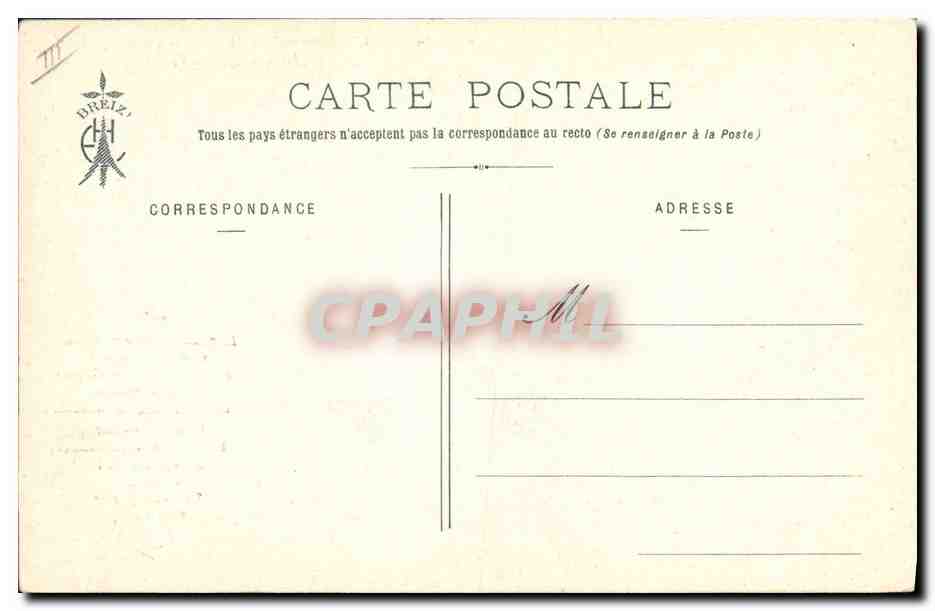 CPA Folklore Les chansons de Botrel Le Petit Gregoire  — Verso