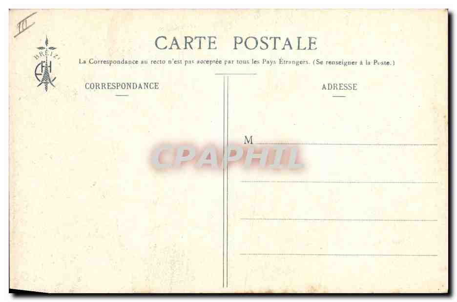 CPA Folklore Les chansons de Botrel Le voeu a St Yves  — Verso