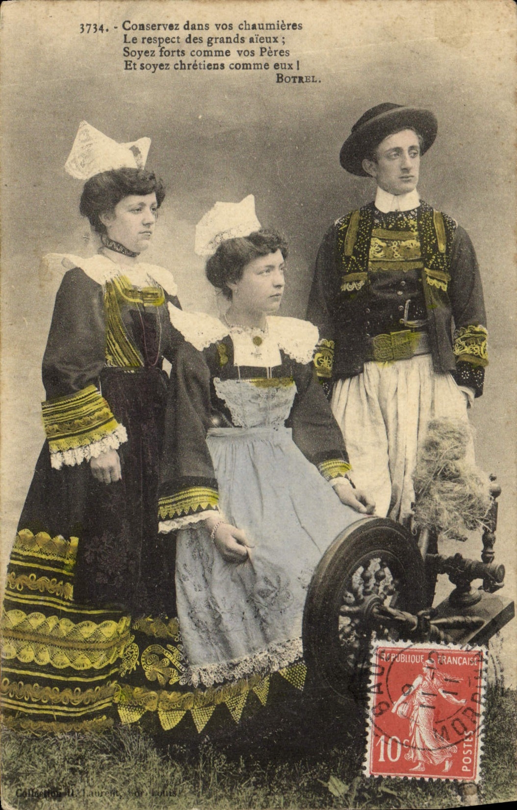 CPA Folklore Bretagne 