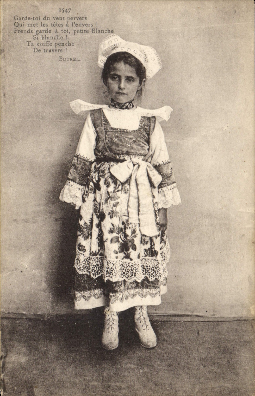 CPA Folklore Enfant Bretagne 