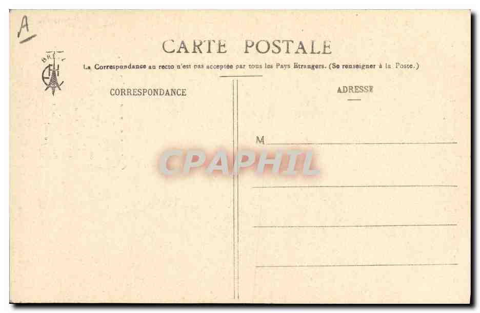 CPA Folklore Les chansons de Botrel Par le petit doigt  — Verso