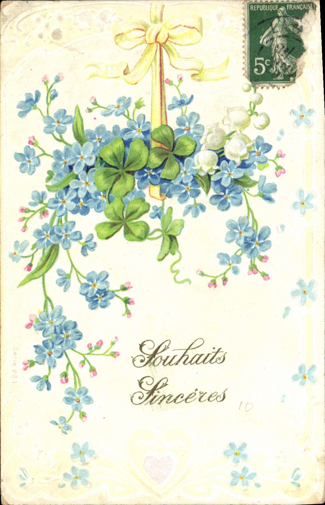 CPA Fantaisie Fleurs 