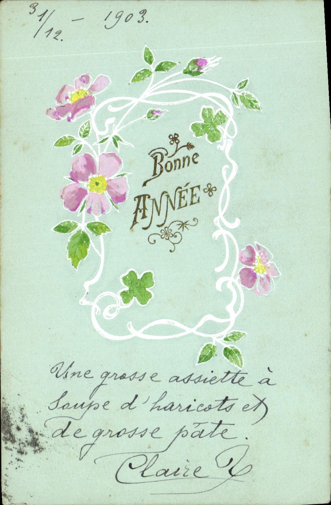 CPA Fantaisie Fleurs 