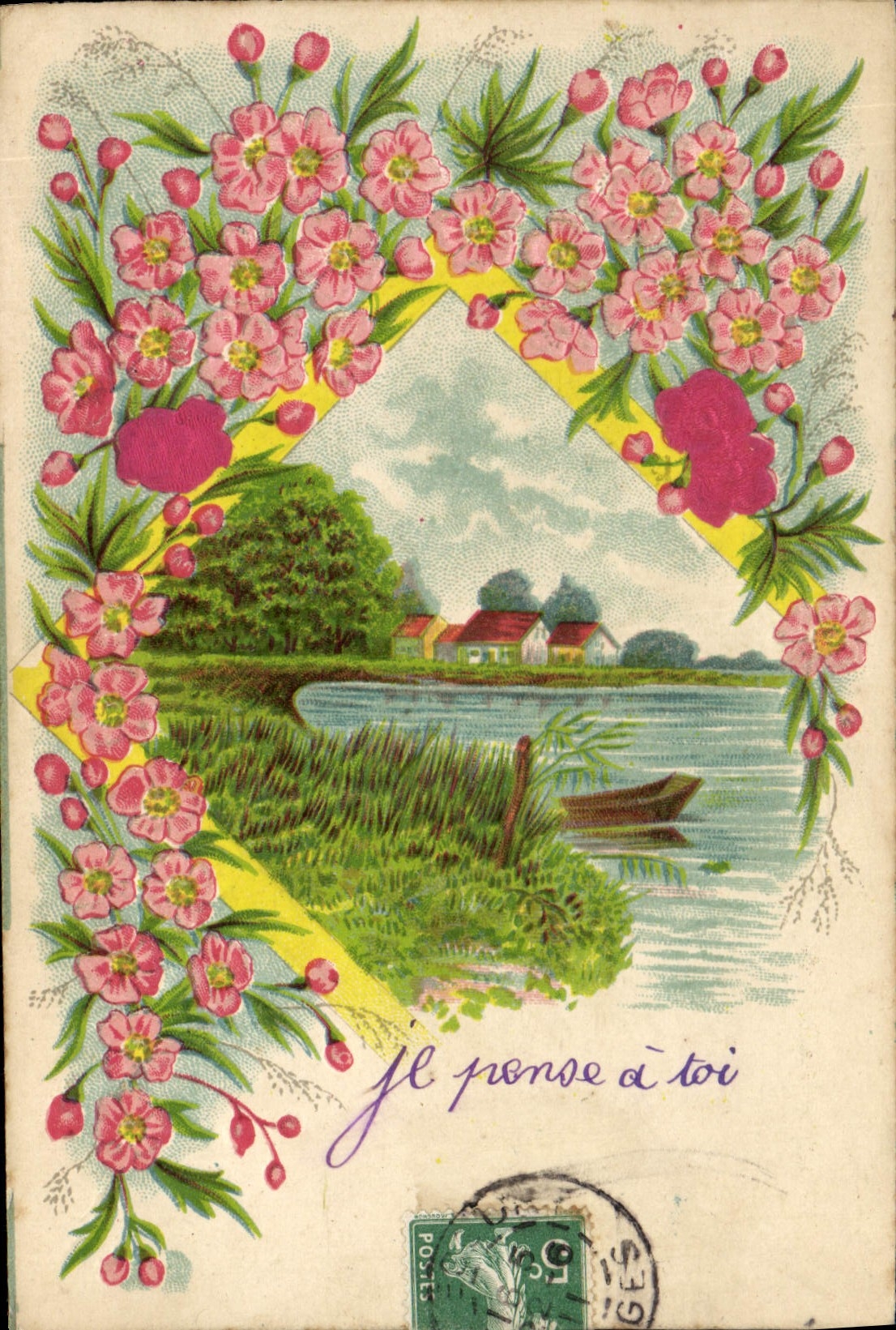CPA Fantaisie Fleurs 