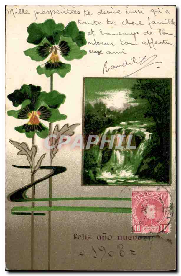 CPA Fantaisie Fleurs 