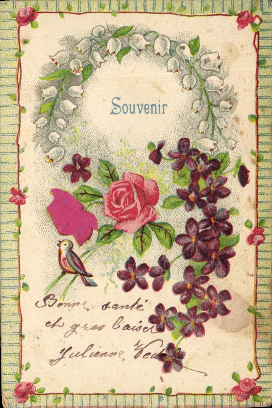 CPA Fantaisie Fleurs 