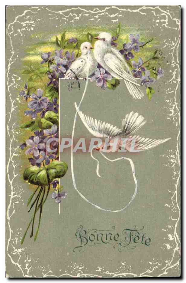 CPA Fantaisie Fleurs Colombes