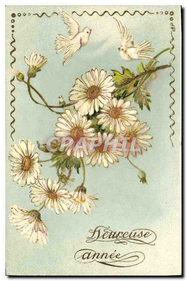 CPA Fantaisie Fleurs Colombes