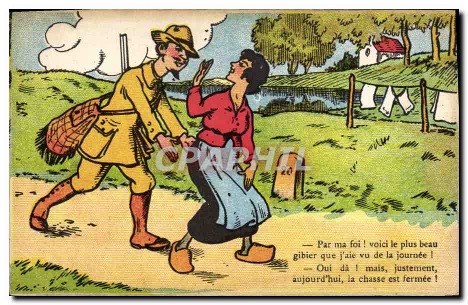 Chasse au gibier — scène de campagne — éditeur GH Paris, n°20
