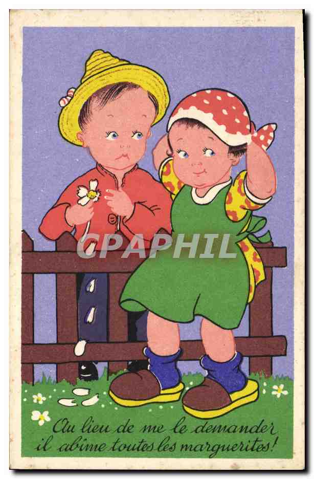 CPA Fantaisie Illustrateur Enfants