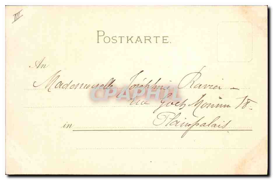 CPA Fantaisie Illustrateur Femme — Rückseite