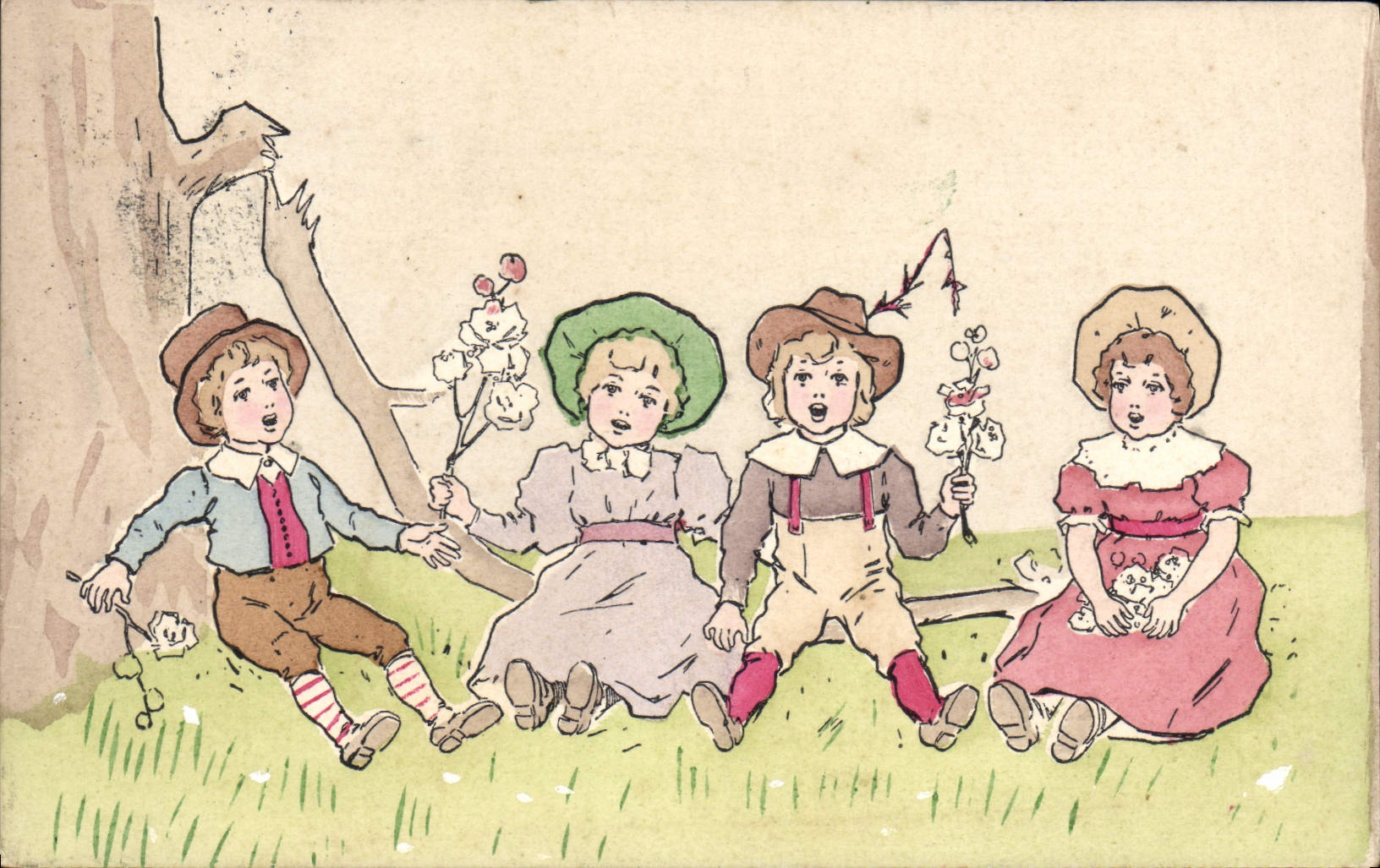 CPA Fantaisie Illustrateur Enfants