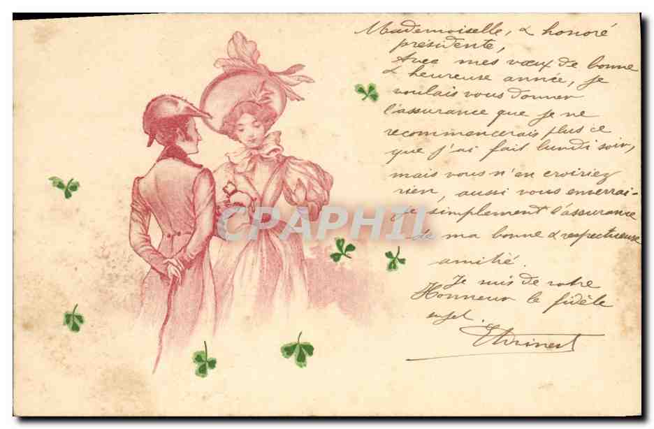 CPA Fantaisie Illustrateur Femme