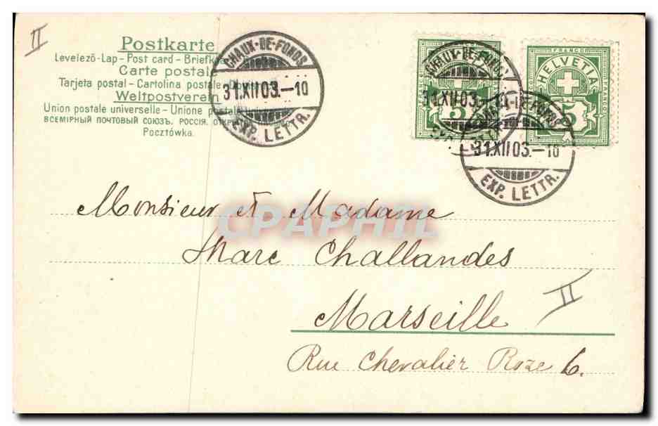 CPA Fantaisie Illustrateur Femme — Rückseite