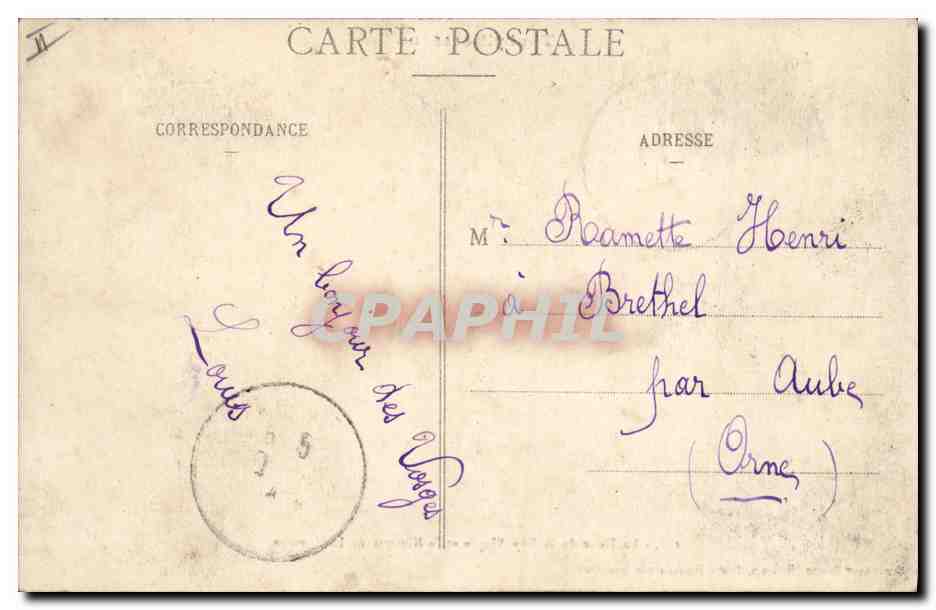 CPA Toul La Place de la Republique et le Kiosque de la musique  — Rückseite