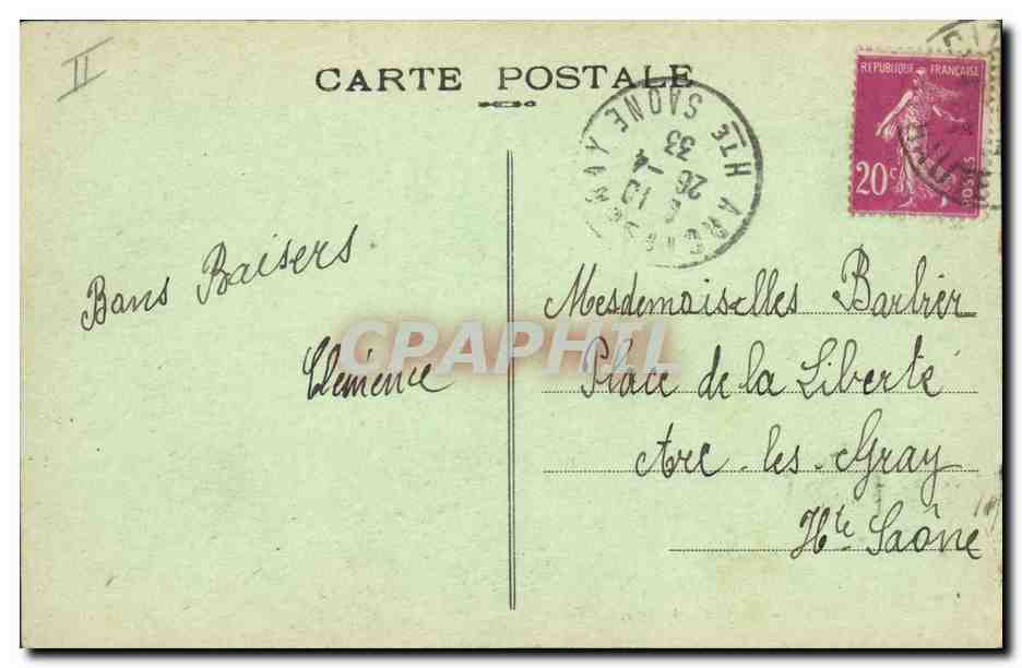 CPA Kiosque a musique Le Jard Saint Dizier  — Rückseite