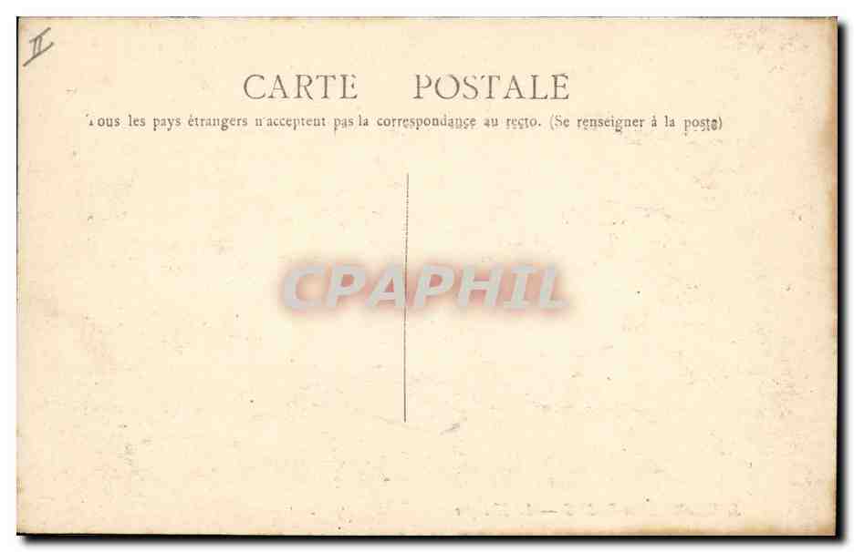 CPA Kiosque St Honore les Bains  — Rückseite
