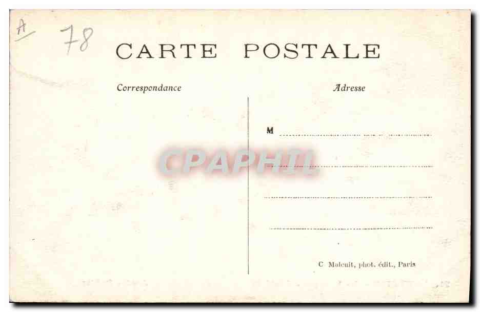CPA Kiosque a musique Enfants Pontoise  — Verso