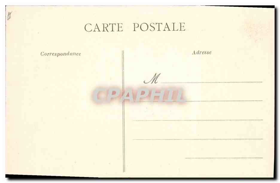 CPA Kiosque a musique et l'eglise Saint Louis La Roche sur Yon  — Rückseite