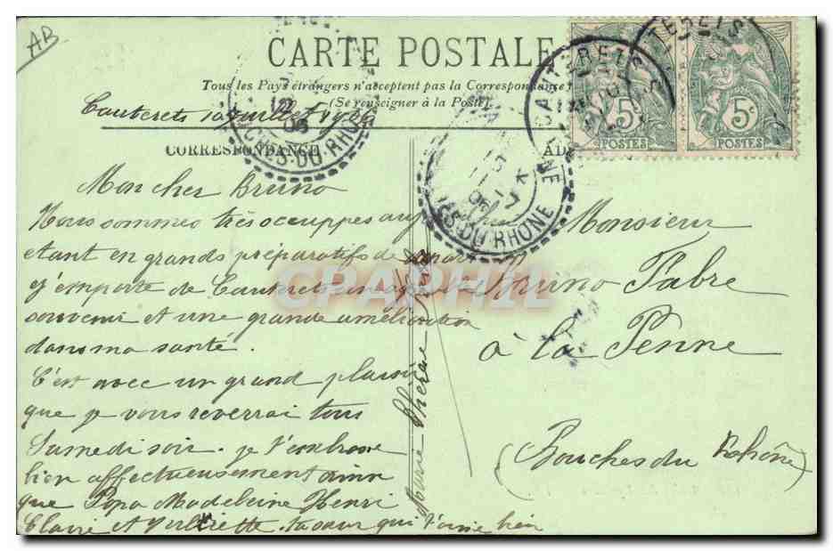 Chien des Pyrénées — LL. — n°122 — Verso