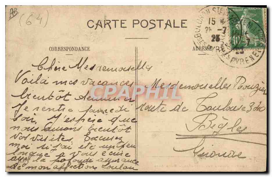 Les Pyrénées (2e Série) - Chiens des Pyrénées - Deux Amis — Phototypie Labouche Frères, Toulouse — Reverso