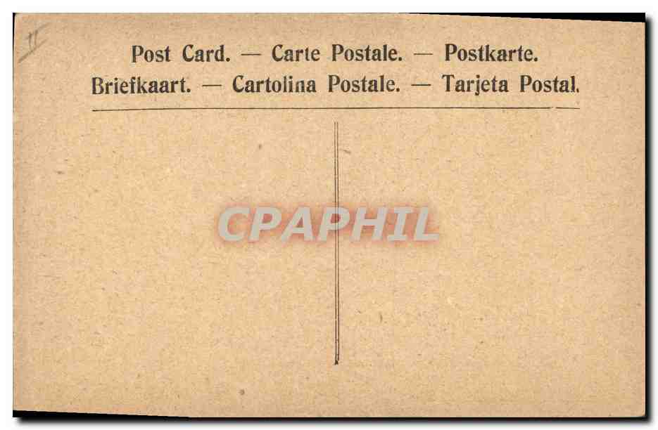 CPA Militaria Le General Franchet d'Esperey Commandant en Chef les Armees Alliees en Orient  — Rückseite