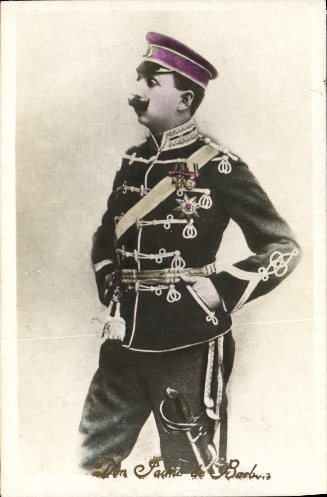 CPA Militaria Don Jaime de Bourbon 