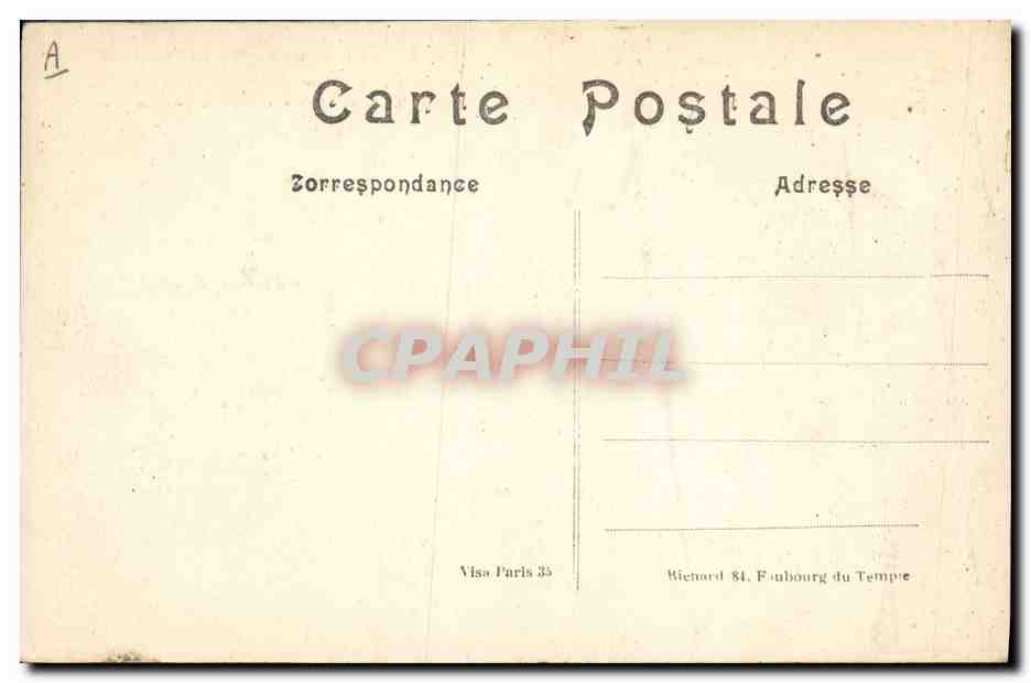 Dannemarie — Arrivée de M. Millerand, Ministre de la Guerre, 1914-15 — A.R. — Reverso
