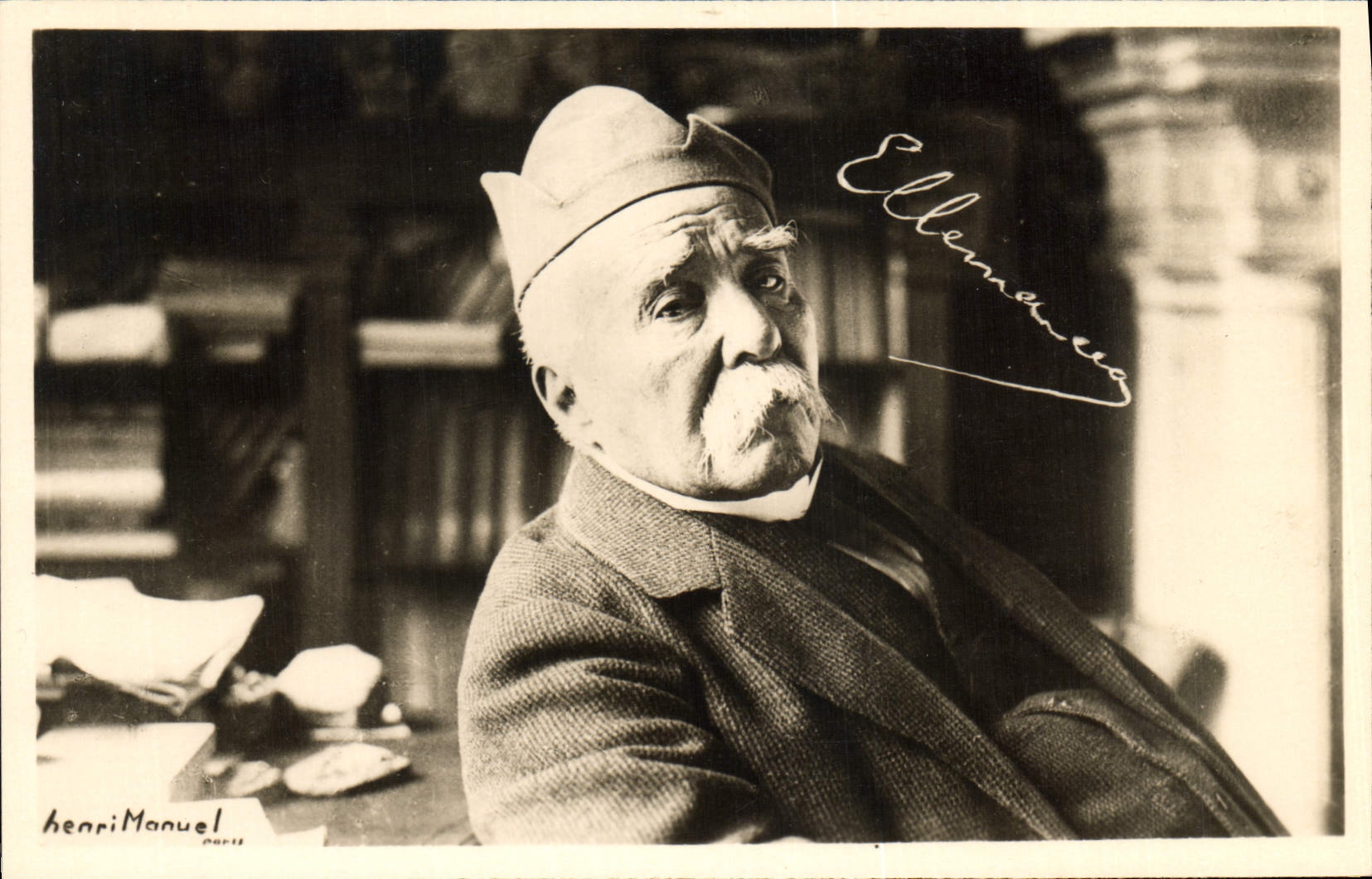 Édouard Ellemer — Portrait en buste — Henri Manuel, Paris