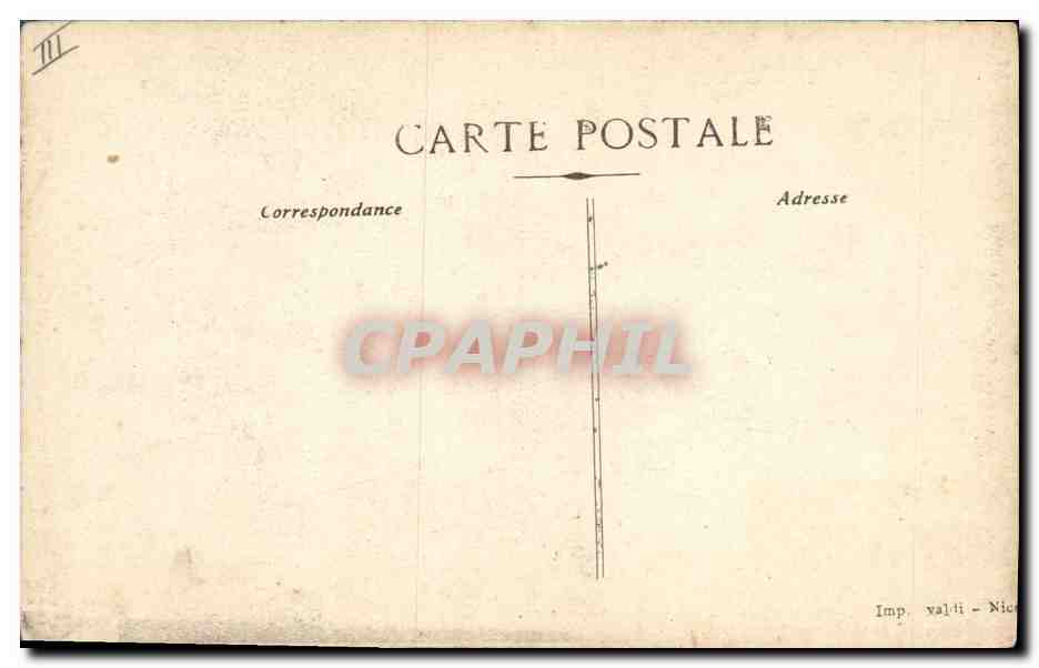 CPA Militaria General de Castelanu  — Verso